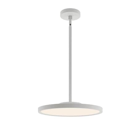 Afx Edge Round - LED Pendant - 16in W - 120-277V - Satin Nickel EGRP16LAJUDSN