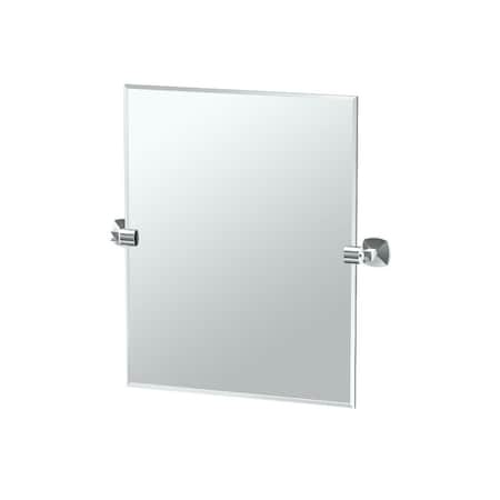 Gatco Jewel 24" Frameless Rectangle Mirror, Chrome 4149SM