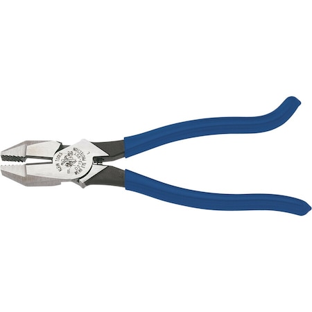 Klein Tools 9 3/8 in Iron Workers Plier High Leverage, Steel D213-9ST