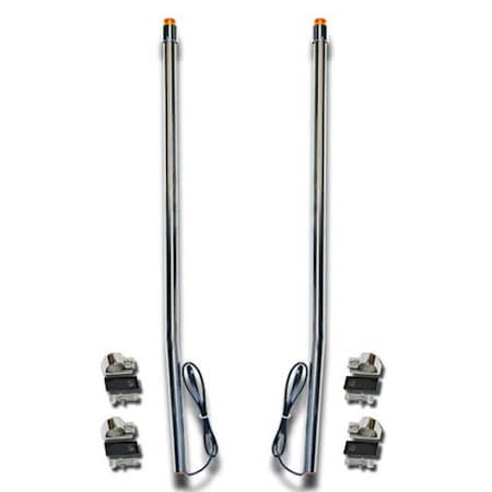 Replacement For Dodge Ram 1500 Year 2014 304 Stainless Steel 29 In Bumper Guides Wamber Leds Offset