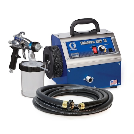 Graco HVLP Paint Sprayer, 4 Stages, 1 qt. Tank 17N264