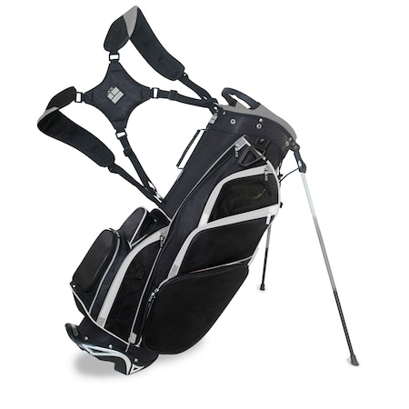 Jcr DL550s Stand Bag, Black/Steel 550010s