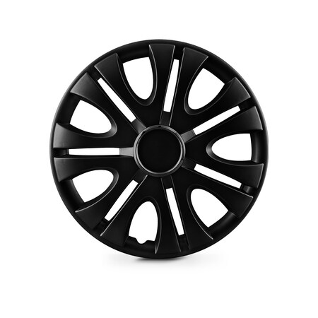 Altertrim 15 in Univ Hubcaps, Snap-On, (Blk Matte), 4PK CHB-5082-BP-15