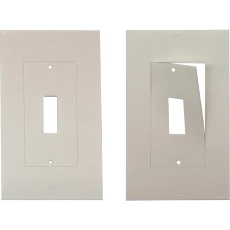 M-D Building Products Building Products Wht Light Switch Sealers for Standard & Rocker Switches, 6PK 3434
