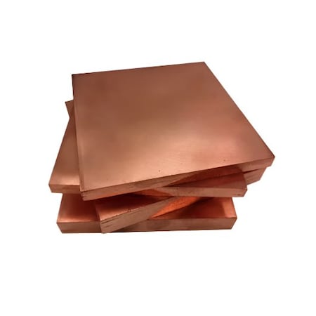 Southern Copper C10100 Oxygen Free Copper Plate 1.25 in Thickness 6.0 in Width 60 in Length C10100PLT1250-6-60