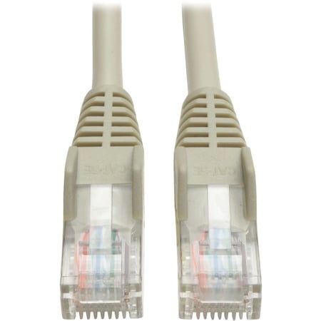 Eaton Tripp Lite Series Cat5e 350 MHz Snagless Molded UTP Ethernet Cable RJ45 M/M, PoE - Gray, 30 N001-030-GY