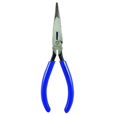 Southwire Plier, 7 in OAL, Blue Handle, Dipped Grip Handle LNP7D