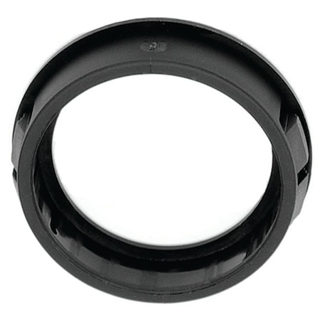 Jandorf Conduit Bushing, Nylon, Black, 1-3/8 in Dia Panel Hole, 0.453 in Thick Panel 61429