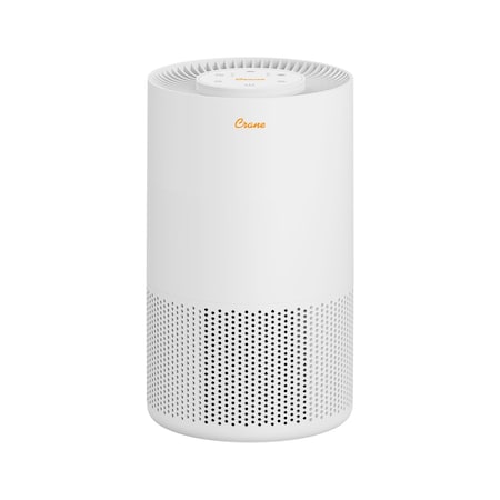 Crane Usa True HEPA Air Purifiers for Home, Up To 250 Sq Ft, with Sleep Timer, Child Lock, Aroma Tray EE-5075
