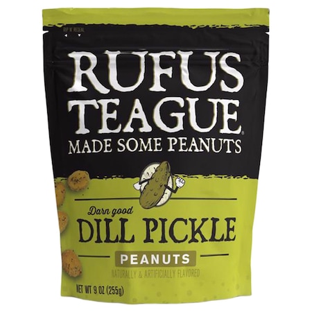 Rufus Teague Peanuts Dill Pickle Peanuts Peanuts 9 oz Bagged 1707