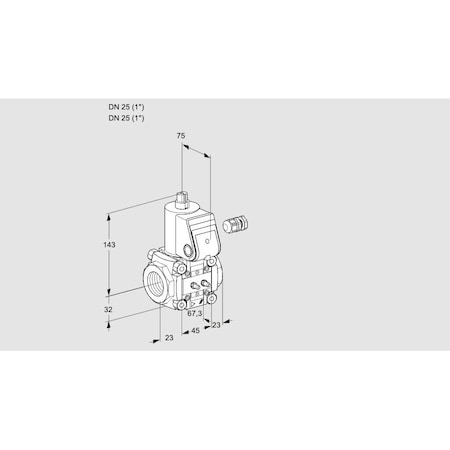 Honeywell Kromschroder Gas Solenoid Valve - 500 mbar, IP65, DN10-125, EN161 KS88030486