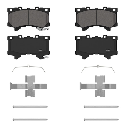 Wagner Brake QuickStop Front Disc Brake Pad Set Ceramic, ZD2442