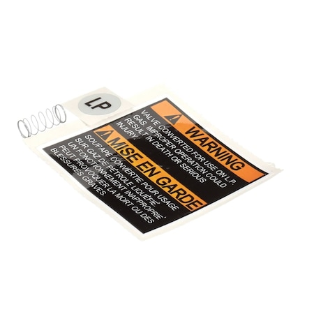 Carrier NATURAL TO LP GAS VALVE CONVERSION KIT EF39ZW023