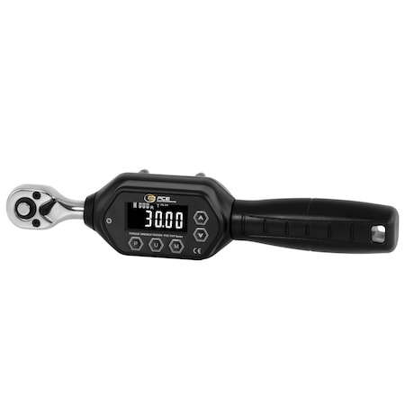 Pce Instruments Digital torque wrench, 0.001-30 Nm with 1/4 in drive and 999-value memory PCE-TWT 30N