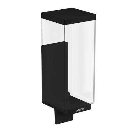 Axor Universal Rectangular Liquid soap dispenser in Matte Black 42610670