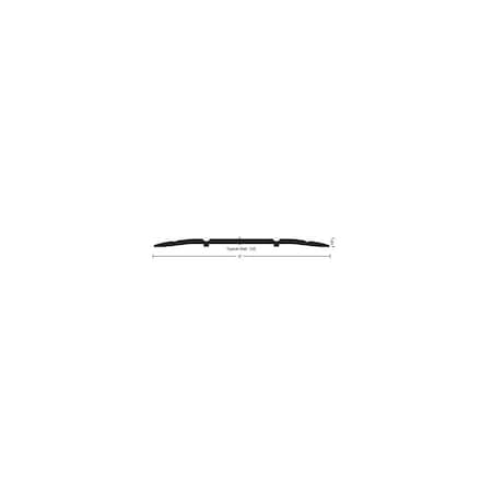 Ngp SADDLE THRESHOLD 5 in. X 1/4 in. 6 FOOT, DARK BRONZE 513DKB 72