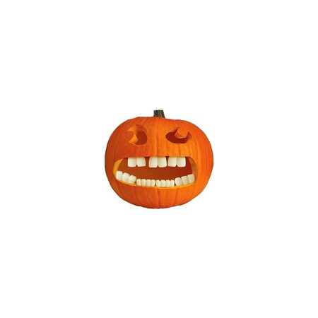 Easter Unlimited Pumpkin Teeth Set, Glow-in-the-Dark 94684B