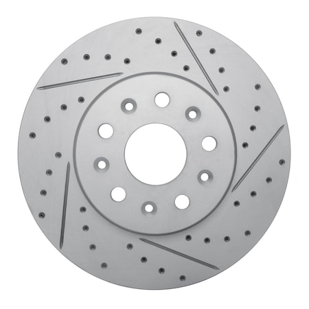 Dynamic Friction Co DFC Geoperformance Rotor - Drilled and Slotted 830-46038R