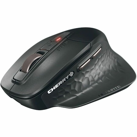 Cherry STREAM MOUSE ULTIMATE, BLACK, ADJUSTABLE SCROLL WHEEL, 4-CHANNEL CONNECTI JW-8570-2