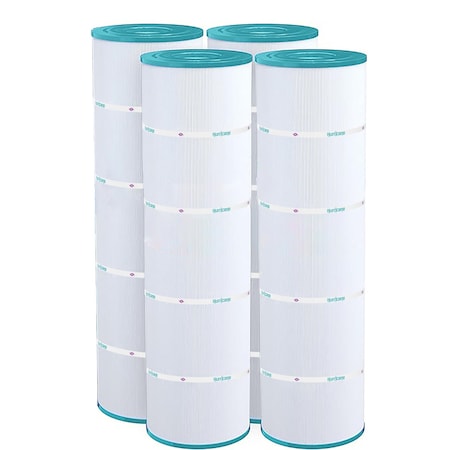 Hurricane Premium Pool Filter Cartridge - Replacement for Pleatco PA100N, Unicel C-7487, 4PK HF7487-04