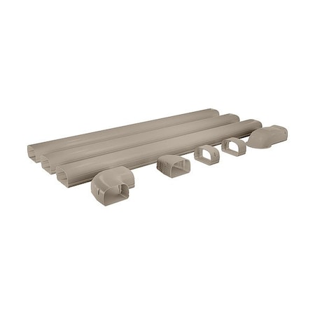 Mrcool Line Cover, 4 ft L, Beige MLG450-T