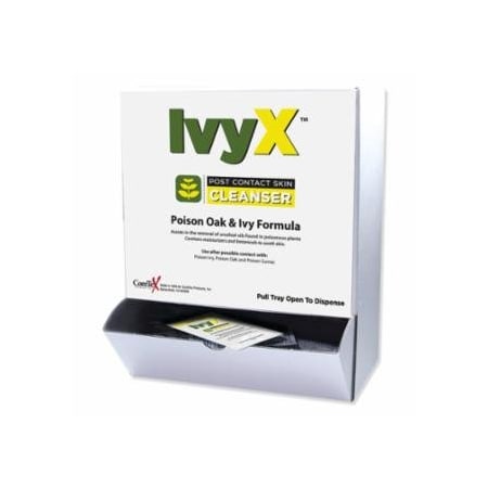 First Aid Only IvyX, Post-Contact Skin Cleanser, 0.25 oz, Packets with Dispenser, 25 Packets/Dispenser 579-18-062