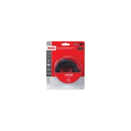 Switch On TB6122 12 ft. HDMI Male to Male Cable Connects HDMI to Audio Video Source SW1664222