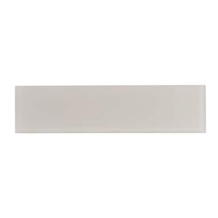 Apollo Tile 20 pack Warm Greige 3-in. x 12-in. Matte Finished Glass Subway Wall Tile 5 Sq ft/case APLA88085M 3X12A