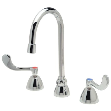Zurn Widespread Gooseneck Faucet, Inter-Connec Z831B4-XL-ICT-3F