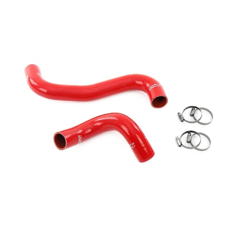 Hps Performance High Temp Reinforced Silicone Radiator Coolant Hose Kit, Red, 57-2140R-RED