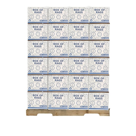 Supremeplus New Blue Huck Towels Cleaning Rags, 600 lbs. Pallet, 120 x 5 lbs. Boxes, 120PK SP-3814