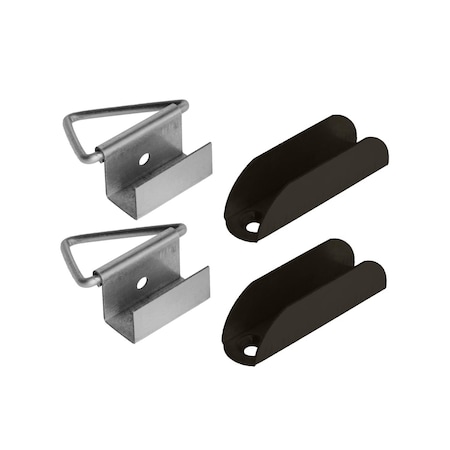 M-D Building Products Aluminum 3.93 in. W X 6.29 in. L Screen Top Hanger 2 pk 58684