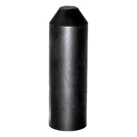 Electriduct Heat Shrink End Caps, 3:1 I.D. Shrink Ratio, 0.8 in I.D. Before Shrinking, Black, 2.61 in HSEC-075-UV-BK-25PK