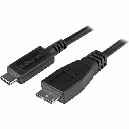 Startech.Com 0.5m USB C to Micro USB Cable - M/M - USB 3.1 (10Gbps) - USB 3.1 Type C to Micro USB Type B Cable USB31CUB50CM