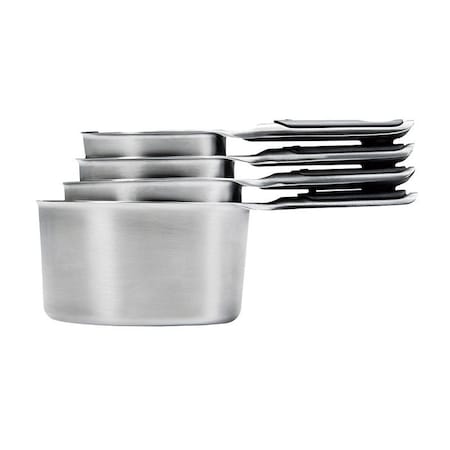 Oxo Good Grips Measuring Cup Set, Stainless Steel, Black 11132000