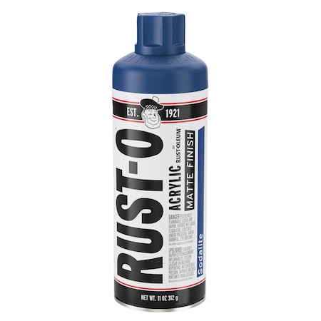 Rust-Oleum Rust-O Artist Spray Paint, Sodalite, Matte, 11 Oz 392201
