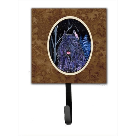 Carolines Treasures Starry Night Bouvier Des Flandres Leash Holder Or Key Hook SS8394SH4