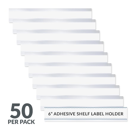 C-Line Products Label Holder, Self Adhesive, 1"L, PK50 87627