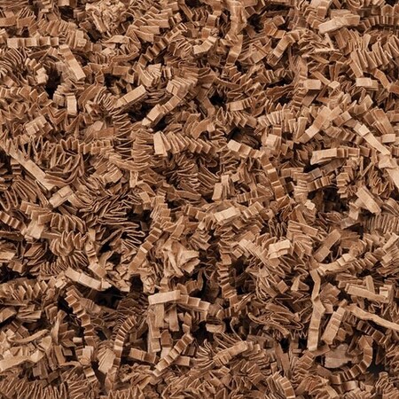 Nashville Wraps Natural Tan Kraft Crinkle Cut Shredded Paper, 10 lb Box ZF10TA