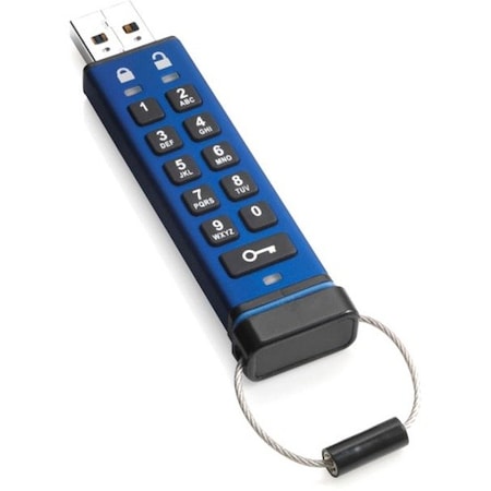Kanguru ISTORAGE DATASHUR PRO FIPS 140-2 LEVEL 3 SECURE PIN PROTECTED FLASH DRIVE-64GB IS-FL-DA3-256-64