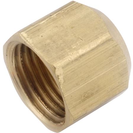 Anderson Metals 1/2'' Brass Flare Cap 754040-08