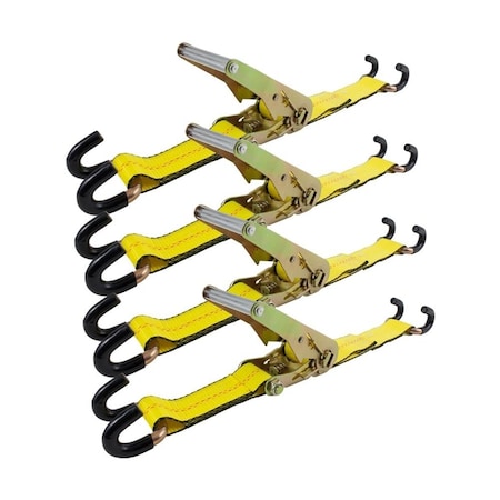 Mytee Products STEERING WHEEL LOCK with Coated CLAW HOOKS FOR WRECKER TOW TRUCK, 4PK RST-SWLx4