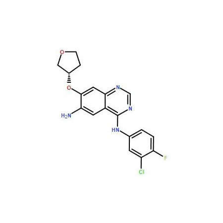 Ak Scientific (S)-N4-(3-Chloro-4-fluorophenyl)-7-((tetrahydrofuran-3-yl)oxy)quinazoline-4, 6-diamine (1g), CAS 314 3400AB-1g