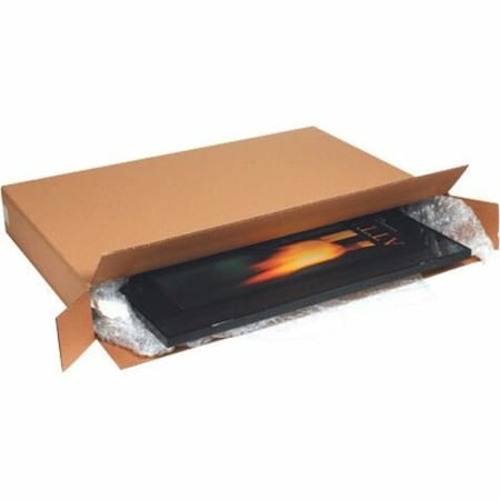 Partners Brand 40 in x 6 in x 40 in Side Loading Box, Kraft, Corrugate, Single Wall, 44 ECT, 20 PK 40640FOL