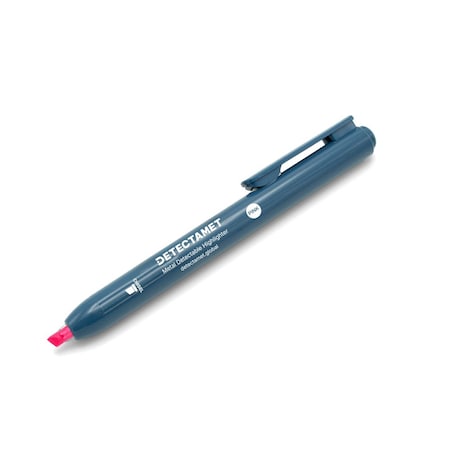 Detectamet Detectable Highlighter, Pink Ink, Chisel Tip, PK5 150-A05-P09-A08