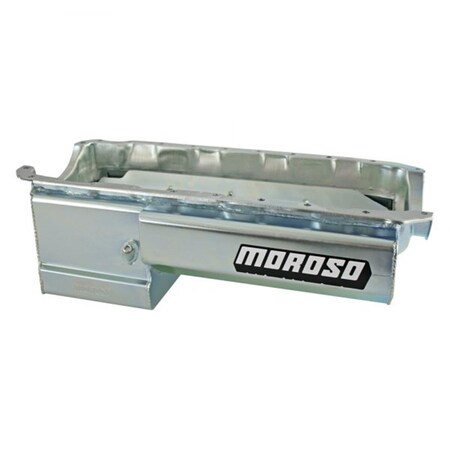 Superjock Oil Pan Big Block Chevrolet Eliminator with Partd Try - Clear Zinc SU3635275