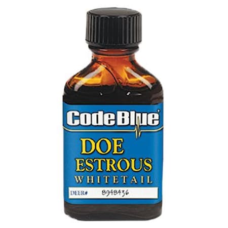 Code Blue Whitetail Doe Estrus Urine - Deer Attractant - 1 oz. 80036000
