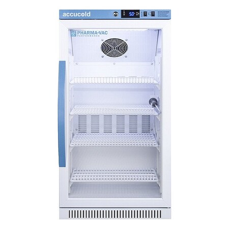 Accucold Lab Refrigerator, White, Swing Door ARG31PVBIADA