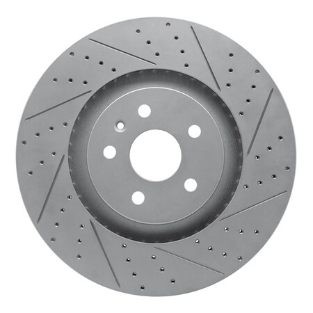 Dynamic Friction Co DFC Geoperformance Rotor - Drilled and Slotted 830-46029R