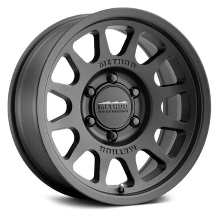 Method Race Wheels 379060512N 17 x 9 in. -12 mm Offset MR703 Bead Grip Wheel, Black MRW_379060512N